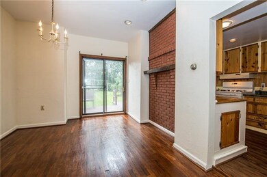 13x10 dining room freshly painted with refinished 