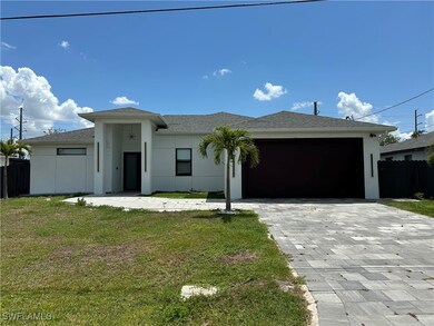 View of front of home featuring an attached garage