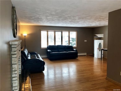 Living room with beautiful hardwoods