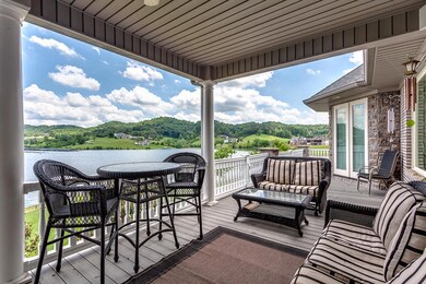 Deck lakeside