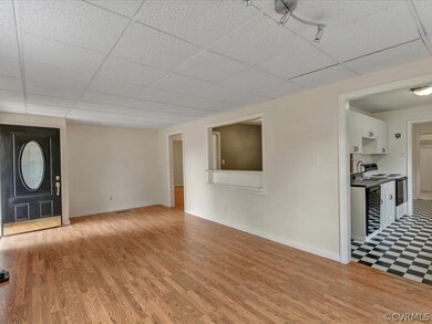 Living Room into Kitchen