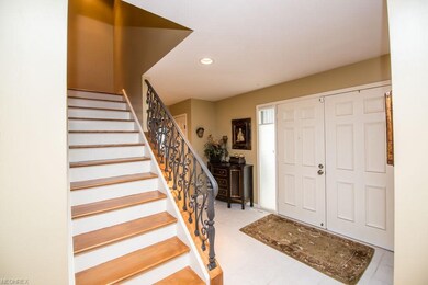Foyer as you enter the home with custom millwork r