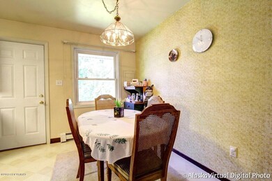 Dining area with access to back yard