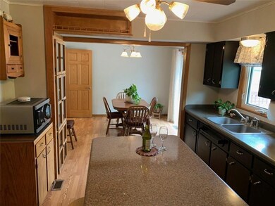 Kitchen to dining room.