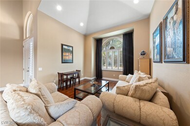 Living room with beautiful picture window and view