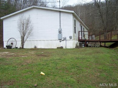 End view of home and deck