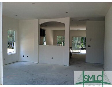 Living Room. Laminate Flooring being installed