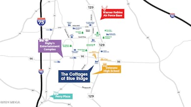 Cottages at Blue Ridge POR Map 100724