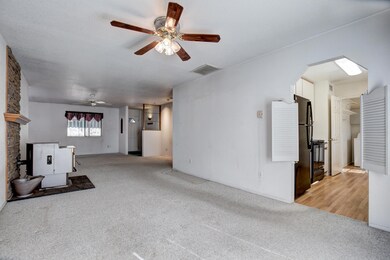 Living Space next to Kitchen