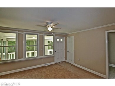 Master Bedroom. Master leads out to the screened in porch.