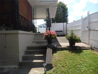 There's storage under the porch.