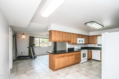 Kitchen View to Family Room