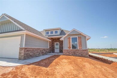 Craftsman-style home with a garage