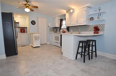 Beautiful kitchen with brand new flooring