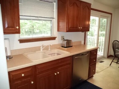 Kitchen - notice the new stainless steel dishwashe