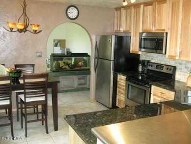 kitchen with view to front living room