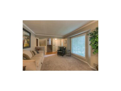 updated crown molding throughout the home.