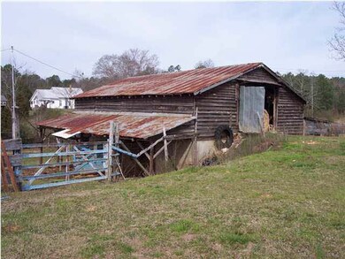 This old barn has lower section with a hay loft at