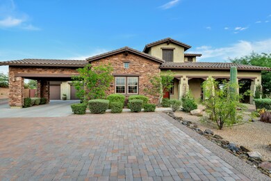 Paver drive and Portico