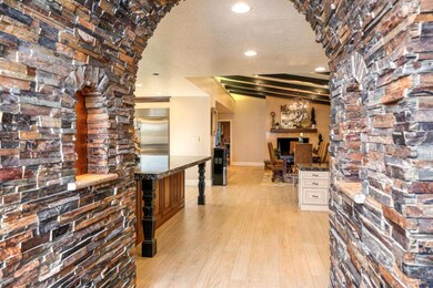 Stone Arch Entryway