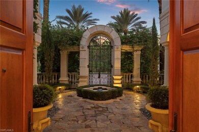 View of exterior entry at dusk