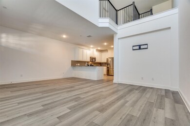 2 story balconies in living room.