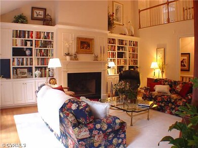 Living Room - Living Room with cathedral ceiling a