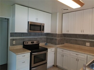 Lots of counterspace. Large tall kitchen cabinets 