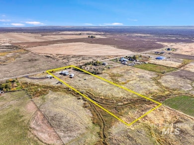 View of rural area with property parcel outlined