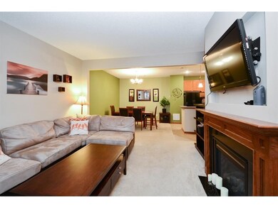 Cozy fireplace and lots of room to stretch out