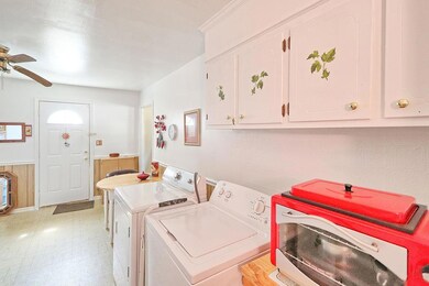 Room for washer/dryer in kitchen area as well.