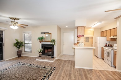 Step into this charming one-bedroom condo featurin