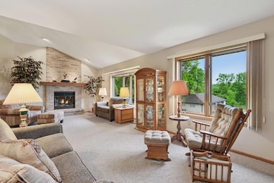 Walk into the living room.