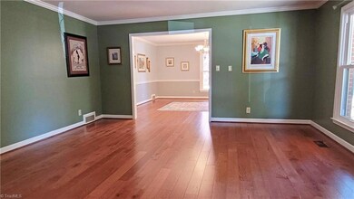 Gleaming hardwood floors