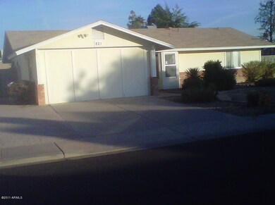 Direct Front View of House