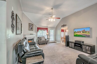 This great room is spacious yet cozy! With a featu