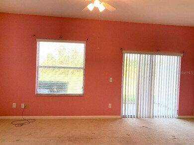 Living Room, rear view, and patio sliding doors