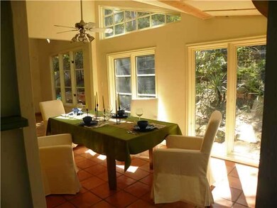 Dining are also has unique windows that bring the 