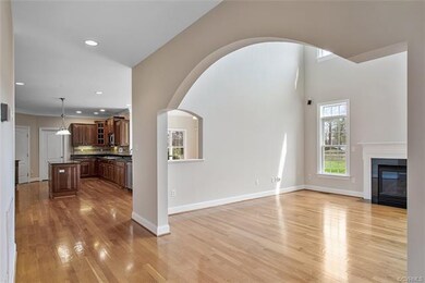 View of Family Room and Kitchen from First Floor H