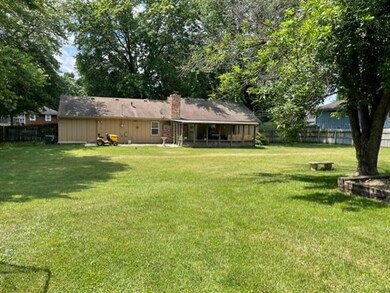 Large yard to back of home