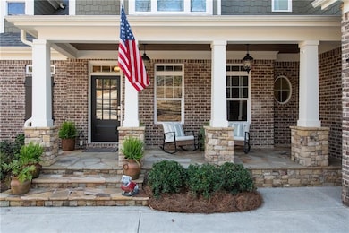 Imagine rocking on your front porch enjoying the private setting of your front yard
