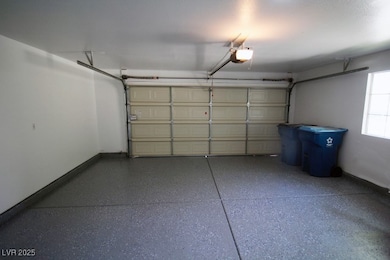 Garage with new epoxied floor