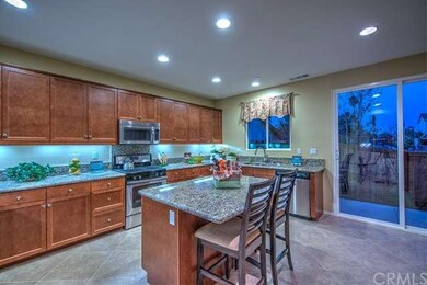 Photo of model home kitchen, photo not intended to