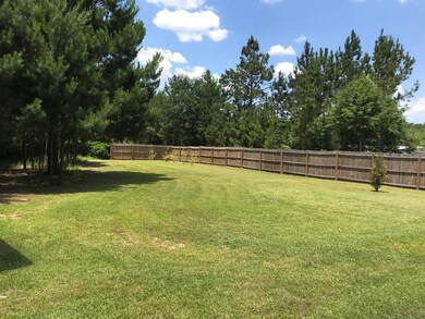 Privacy fenced along front of property