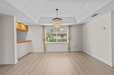 Great space in dining area.
