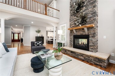 Soaring, cathedral height ceilings