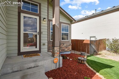 Covered porch to property