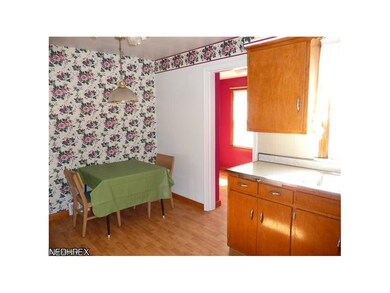 View of the kitchen and small office off the kitch