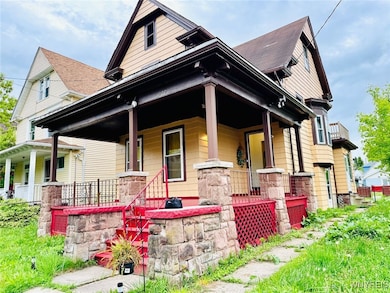 Side view of the house