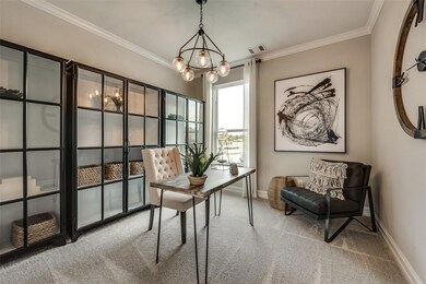 Flexible living space, shown as study *Photos of furnished model. Not actual home. Representative of floorplan. Some options and features may vary.